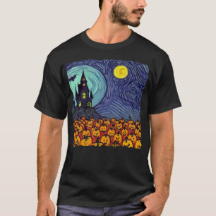 T-shirt Nuit étoilée d'Halloween