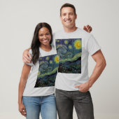 T-shirt Nuit étoilée par van Gogh (Unisexe)