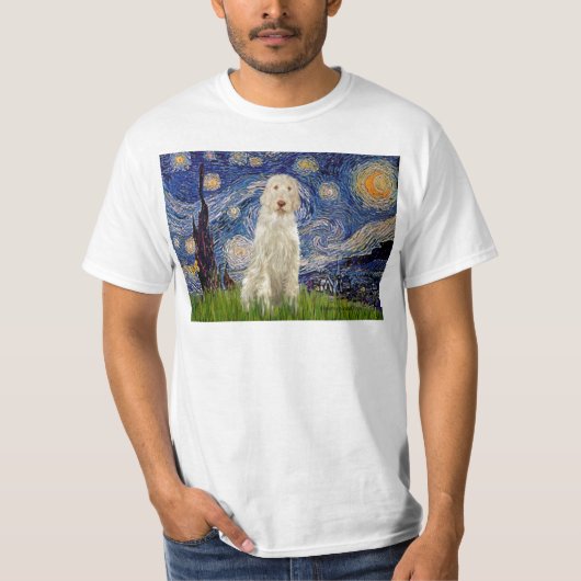 T-shirt Nuit étoilée - Spinone italienne #12 (Devant)