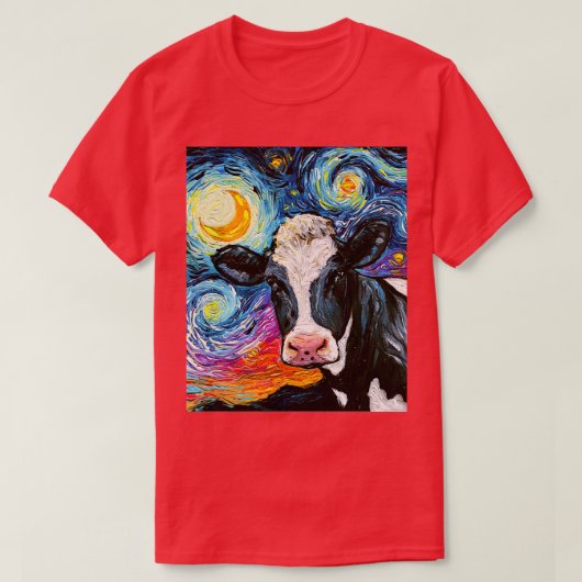 T-shirt Nuit Holstein (Design devant)