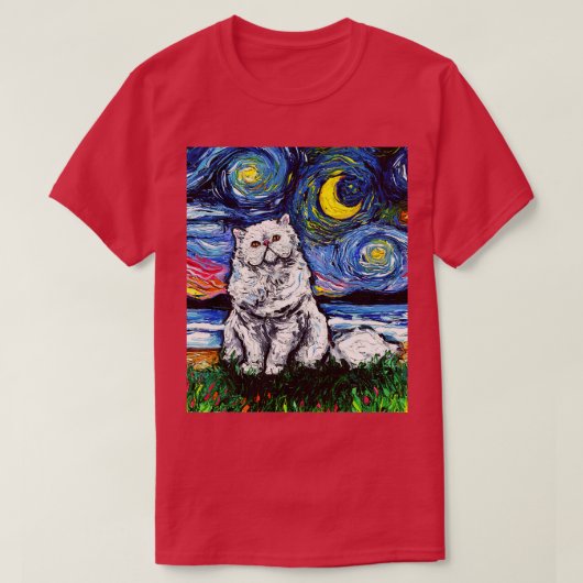 T-shirt Nuit Perse Blanche (Design devant)