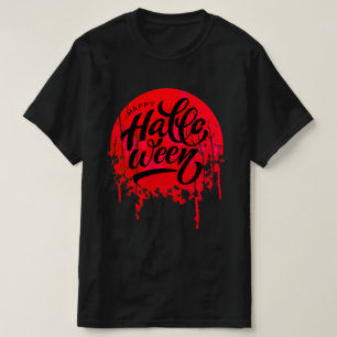 T-shirt Nuit Rouge Joyeux Halloween