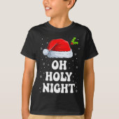 T-shirt Nuit Sainte Noël Père Noël Fun Noël (Devant)