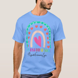T-shirt Nuit Senior Happy Dernier Day School Rainbow
