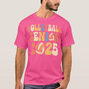 T-shirt Nuit Senior super Pour La Classe De 2025 Volleyba