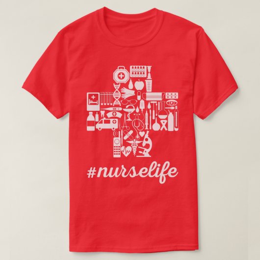 T-shirt Nuit Shift Différentes races Stethoscope Nurs Drôl (Design devant)