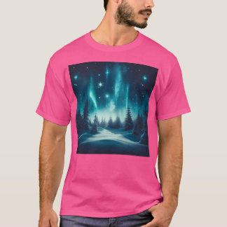 T-shirt Nuit Silencieuse Étincelante Pins La Paix De Minui