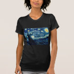 T-shirt Nuit Starry by Vincent Van Gogh<br><div class="desc">Nuit Starry by Vincent Van Gogh</div>