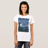 T-shirt Nuit Van Gogh Starry (Devant entier)
