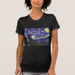 T-shirt Nuit Van Gogh Starry<br><div class="desc">Nuit Van Gogh Starry</div>