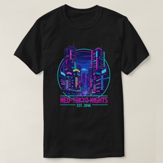 T-shirt Nuits de Neo-Tokyo 2046 (Design devant)