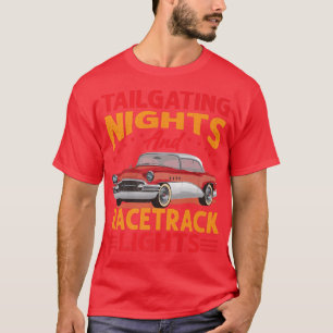 T-shirt Nuits D'Étalage Et Feux De Racetrack - Course -