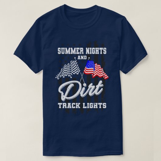 T-shirt Nuits d'été Dirt Track Lights (Design devant)