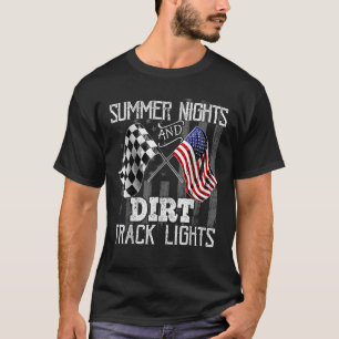 T-shirt Nuits d'été Dirt Track Lights Racing Motocross G