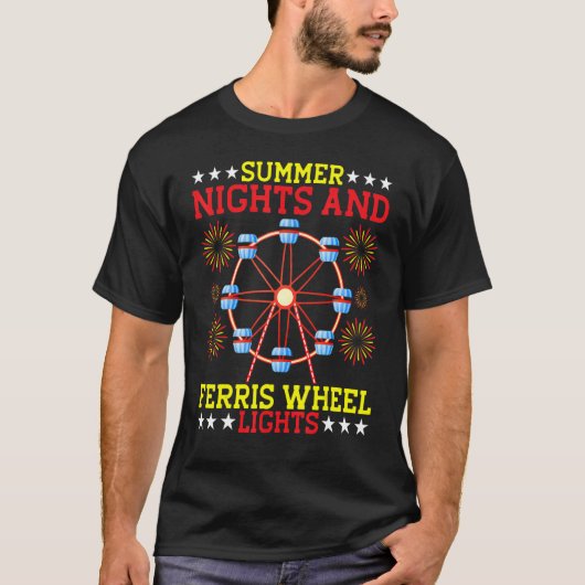 T-shirt Nuits D'Été Et Ferris Feux Roues Circus & Clo (Devant)