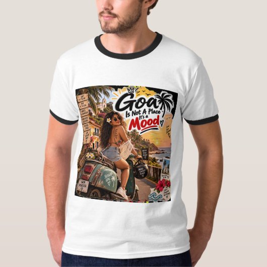 T-shirt Nuits dorées – Goa (Devant)