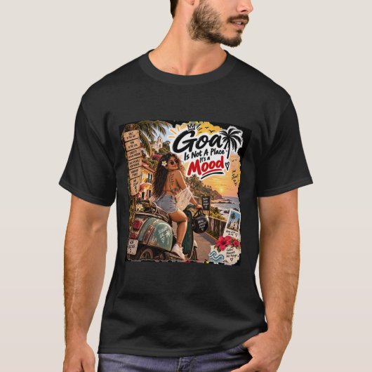 T-shirt Nuits dorées – Goa (Devant)