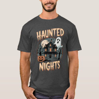 T-shirt Nuits hantées : Halloween Éffrayant