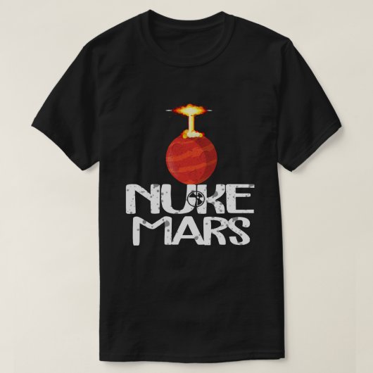 T-shirt Nuke mars - Red mars (Design devant)
