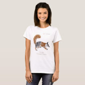 T-shirt Numbat (Myrmecobius fasciatus) (Devant entier)