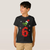 T-shirt Number 6 Matching 67 Meme 6 7 Christmas Boys Youth (Devant entier)