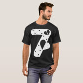 T-shirt Number 7 Hearts Love 67 Couple Matching Christmas (Devant entier)