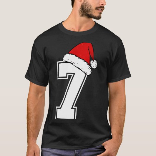 T-shirt Number 7 Matching Six Seven 6 7 Meme 6 7 Christmas (Devant)