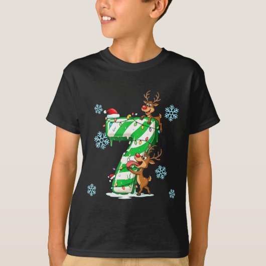 T-shirt Number 7 Six Seven Gen Z Alpha Slang Ugly Christma (Devant)