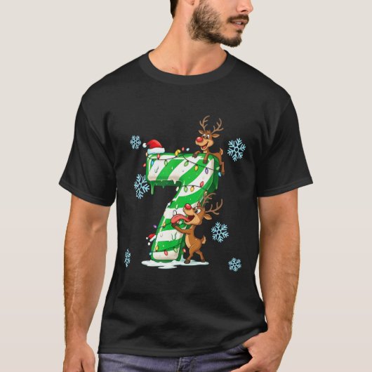 T-shirt Number 7 Six Seven Gen Z Alpha Slang Ugly Christma (Devant)