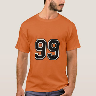 T-shirt Number 99 Varsity Sports Jersey | 99th Birthday