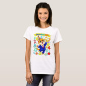 T-shirt Number Day Smart Cat Maths T Shirt for Kids (Devant entier)