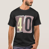 T-shirt Number Magazine Ransom 40 (Devant)
