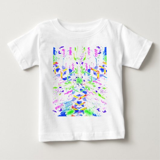 T-shirt numérique abstract art we call it chaos (Devant)
