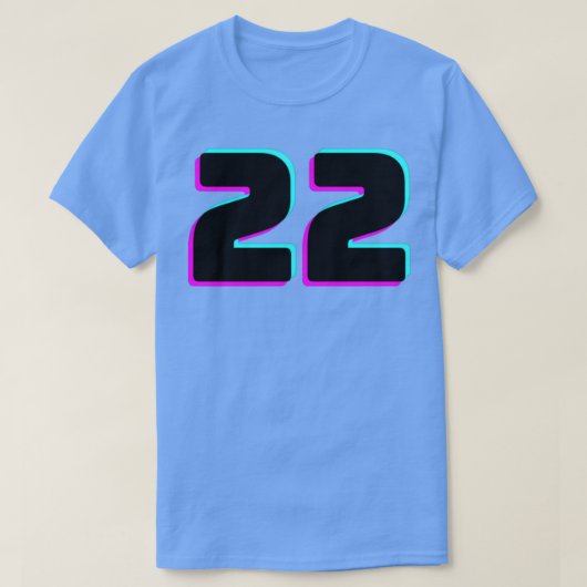 T-shirt Numéro (Design devant)