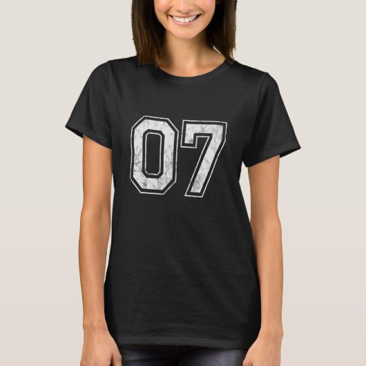 T-shirt Numéro 07 (Devant)