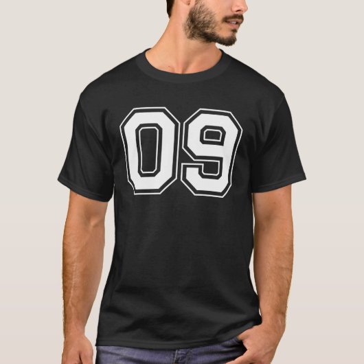 T-shirt Numéro 09 (Devant)