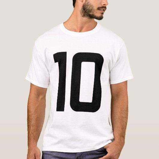 T-SHIRT NUMÉRO 10 (Devant)