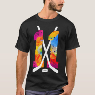 T-shirt Numéro 11 Ans Hockey sur glace 11e Anniversaire (2