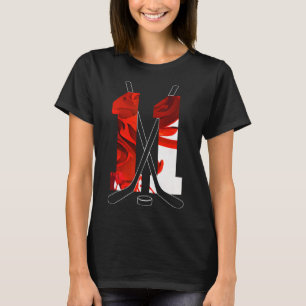T-shirt Numéro 11 ans Hockey sur glace 11e anniversaire _3