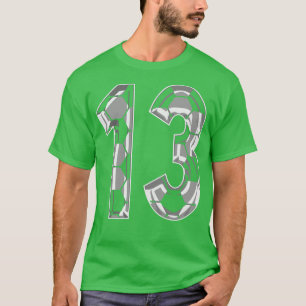 T-shirt Numéro 13 Jersey 13 Maman Joueur Fan 1