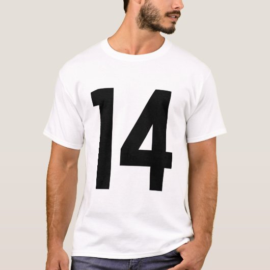 T-SHIRT NUMÉRO 14 (Devant)