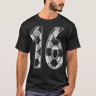 T-shirt Numéro 16 Jersey 16 Maman Joueur Fan 1