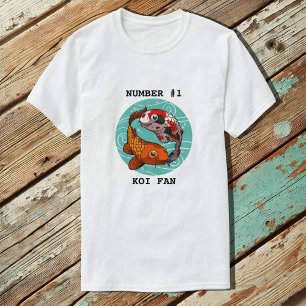 T-shirt Numéro 1 Koi Van Deux Koi Carp Carpe Carpe Carton