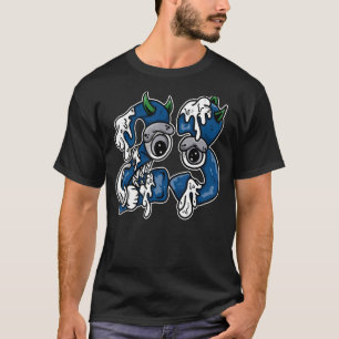 T-shirt Numéro 23 Déchirer Français Bleu 13s Correspondant