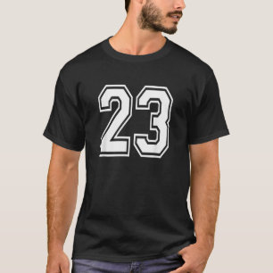 T-shirt Numéro 23 Uniform Sports Jersey Team 23e