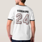 T-shirt Numéro 24 avec le regard frais de points de (Dos entier)