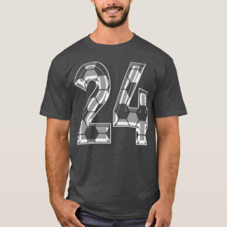 T-shirt Numéro 24 Jersey 24 Maman Joueur ventilateur