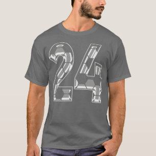 T-shirt Numéro 24 Jersey 24 Maman Joueur ventilateur