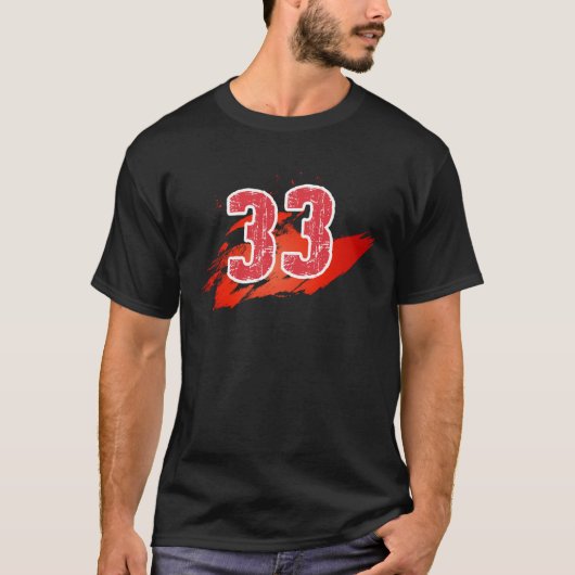 T-shirt Numéro 33 (Devant)