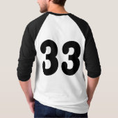 T-shirt Numéro 33 (Dos)